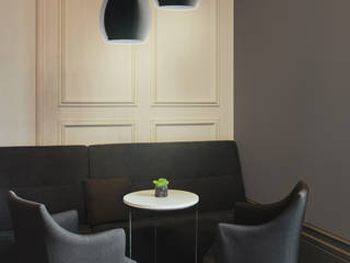 Designer Pendant Light NEMI Polished Brass Glass Lamp Shades, Luxury Chandelier LTD Luxury Chandelier LTD Modern Dining Room Glass Black