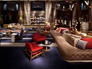 PARAMOUNT HOTEL, NYC, DelightFULL DelightFULL Modern bars & clubs Copper/Bronze/Brass Black
