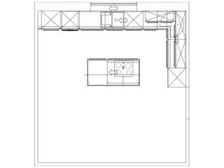 Modernes Küchendesign L mit Insel, 3D Design online 3D Design online