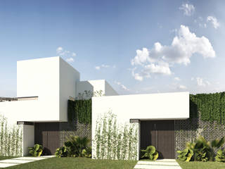 N A H ', ARKADIA: Estudio de Arquitectura ARKADIA: Estudio de Arquitectura Single family home Bricks