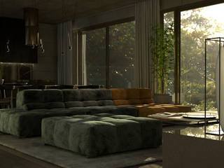 HOUSE 0075, CRIA Digital Expressions CRIA Digital Expressions Modern living room