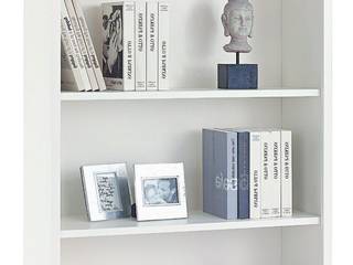 Arredo libreria in diversi modelli color bianco o noce, Bagno Italia Bagno Italia Вітальня Масив Різнокольорові