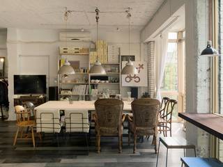 老屋翻新|AGCT 公寓商業空間, 直方設計有限公司 直方設計有限公司 Living room