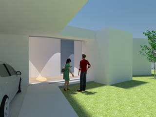 Mountain house - studi, RPJD.Arquitectos RPJD.Arquitectos 現代房屋設計點子、靈感 & 圖片