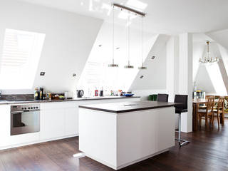 Loft München, higloss-design.de - Ihr Küchenhersteller higloss-design.de - Ihr Küchenhersteller Einbauküche Holzwerkstoff Weiß