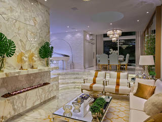 Casa Real, Designer de Interiores e Paisagista Iara Kílaris Designer de Interiores e Paisagista Iara Kílaris Living room