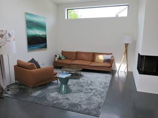 Sichtesrich , Traumraum&beton DESIGN by NONNAST Traumraum&beton DESIGN by NONNAST Moderne Wohnzimmer