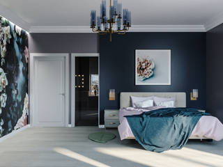 Спальня в стиле Ар Деко, ANNTE design ANNTE design Classic style bedroom