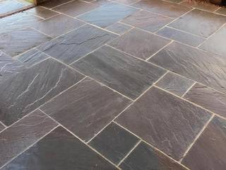 Autumn Brown Indian Sandstone , MJ Landscapes MJ Landscapes Giardino moderno