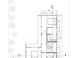 Diseño y presupuesto casa La herradura - Coquimbo 96 m2, Constructora Alonso Spa Constructora Alonso Spa Casas mediterráneas