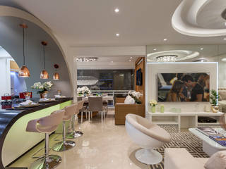 Apartamento Chanel, Designer de Interiores e Paisagista Iara Kílaris Designer de Interiores e Paisagista Iara Kílaris Modern living room