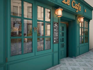Le Cafe , ekovaleva.prodesign ekovaleva.prodesign Espacios comerciales