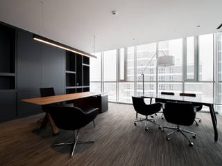 NUROLPARK OFİS PROJESİ, gaedesign gaedesign Ruang Studi/Kantor Modern Kayu Wood effect
