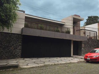 Remodelación Casa habitación CDMX, LOGFE GRUPO DE ARQUITECTURA LOGFE GRUPO DE ARQUITECTURA منزل عائلي صغير أسمنت