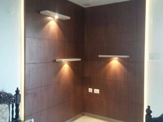 Interior 2 BHK turnkey project, sunil enterprises sunil enterprises Ruang Keluarga Gaya Mediteran Kayu Lapis