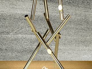 Claudio Bettini. Modern centerpiece. Living Room Ornaments. Design Accessories. Modern Dining Coffee Table. Small sculpture., Claudio Bettini Claudio Bettini Modern living room Iron/Steel