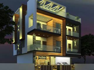 Elevation Designs in Hyderabad , Sky architects Sky architects Houses