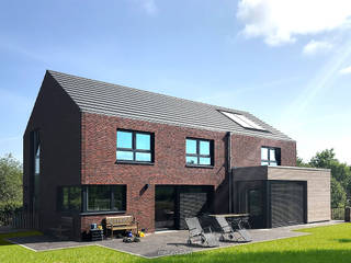 Röben Klinker WIESMOOR rotblau-bunt, Röben Tonbaustoffe GmbH Röben Tonbaustoffe GmbH Single family home Bricks