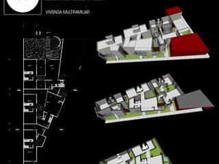 UNA BRECHA EN EL INTERIOR, ESQUEMA ARQUITECTURA ESQUEMA ARQUITECTURA منزل عائلي كبير طوب