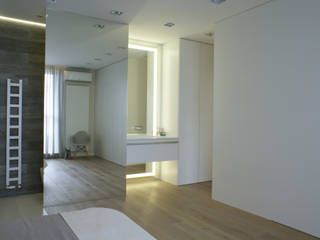 130m2 - żoliborz, t design t design Scandinavian style bedroom