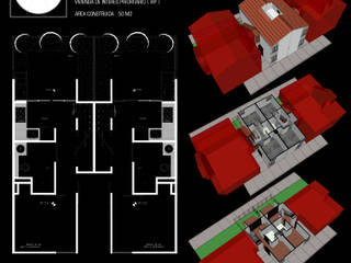 VIVIENDA DE INTERÉS PRIORITARIO, ESQUEMA ARQUITECTURA ESQUEMA ARQUITECTURA 일세대용 주택 콘크리트