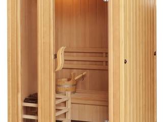 Sauna finlandese 153x110 200x175 in legno hemlock, Bagno Italia Bagno Italia Ванна кімната Дерево Дерев'яні