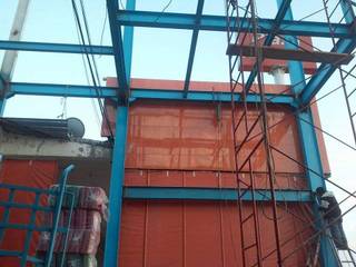 BODEGA DE 3 NIVELES, AXKAN ESTRUCTURASyCONSTRUCCION AXKAN ESTRUCTURASyCONSTRUCCION Плоские крыши