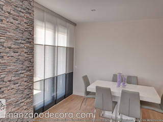 Instalación de Paneles Japoneses Técnicos en Rivas, Manzanodecora Manzanodecora Modern windows & doors Grey