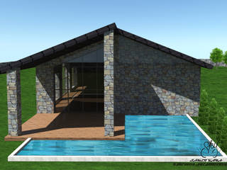 Taş Ev Projemiz ( Kazıklı - Muğla ), SKY İç Mimarlık & Mimarlık Tasarım Stüdyosu SKY İç Mimarlık & Mimarlık Tasarım Stüdyosu Country house