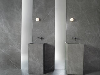 Lavabo MENHIR, AZUVI AZUVI Banheiros minimalistas Cerâmica