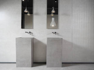 Lavabo MENHIR, AZUVI AZUVI Minimalist style bathrooms Ceramic