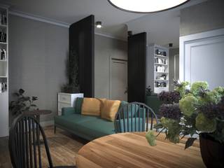 Mieszkanie Ursus, Decor Living Home Decor Living Home Salas de estilo industrial Madera Acabado en madera
