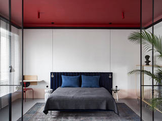 The Red Ceiling # 6, Studio Laas Studio Laas Eclectic style bedroom