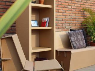 MUEBLES DE CARTON DE CATALOGO, Modulec Modulec غرفة المعيشة