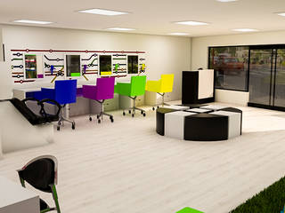 Diseño de Peluqueria Infantil Tenerife, España, Sixty9 3D Design Sixty9 3D Design Commercial spaces