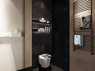 modren bathroom concept, Square Design Square Design Casas de banho modernas Azulejo