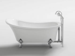 Vasca da bagno freestanding stile classico 160x72, Bagno Italia Bagno Italia Ванна кімната Дерево-пластичний композит