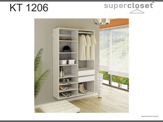 Guarda Roupa em L Casal Modelo Closet - Superclosets, SuperClosets SuperClosets 更衣室