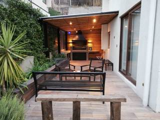 Arreglos en Vivienda Unifamiliar - Lo Barnechea, Remodelaciones Santiago Eirl Remodelaciones Santiago Eirl 클래식스타일 발코니, 베란다 & 테라스