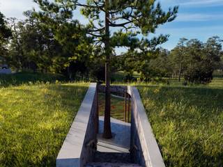 Camping en Teruel (anteproyecto)., Bau Arquitectura Tarragona Bau Arquitectura Tarragona Bungalow Kamień