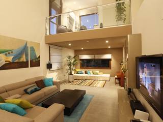 Sala de estar multimedia Domonova Soluciones Tecnológicas Salas multimedia de estilo moderno
