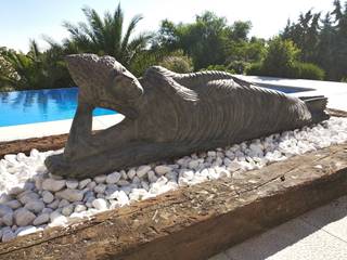 Laying Budah | Esculturas de piedra | Decoración de jardín, Bihg Bihg Jardines de estilo asiático Piedra