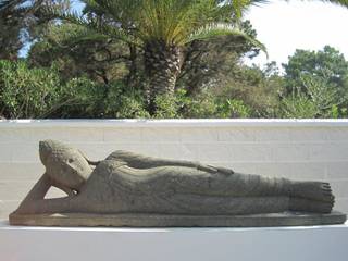 Laying Budah | Esculturas de piedra | Decoración de jardín, Bihg Bihg Jardines de estilo asiático Piedra