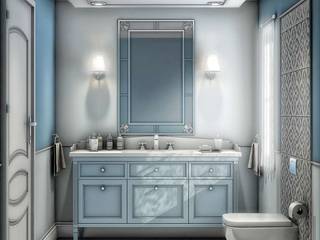 Yunus Emre | Interior Design, VERO CONCEPT MİMARLIK VERO CONCEPT MİMARLIK Phòng tắm phong cách hiện đại