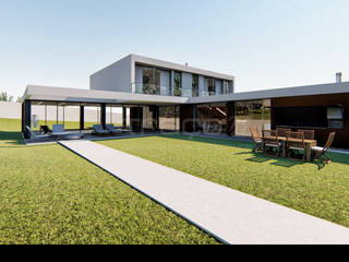 Casa"LFC", Traço M - Arquitectura Traço M - Arquitectura Moderne huizen