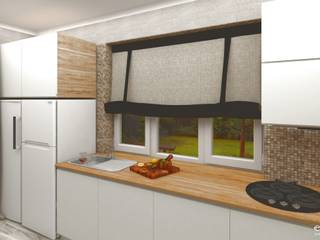 Проекты современных кухонь, Студия дизайна Elinarti Студия дизайна Elinarti Eclectische keukens MDF
