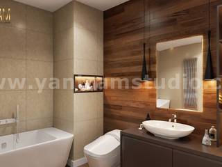 Impressive Residential Interior Design for Home by 3D Animation Studio, Brisbane – Australia, Yantram Animation Studio Corporation Yantram Animation Studio Corporation Modern bathroom Ceramic