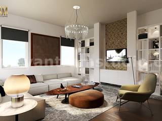 Impressive Residential Interior Design for Home by 3D Animation Studio, Brisbane – Australia, Yantram Animation Studio Corporation Yantram Animation Studio Corporation Living room