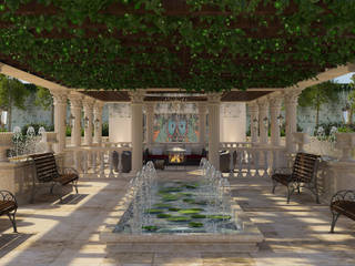 Classical Beauty landscape design, dal design office dal design office Casitas de jardín