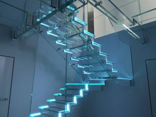 Londra LED, Siller Treppen/Stairs/Scale Siller Treppen/Stairs/Scale Stairs Glass